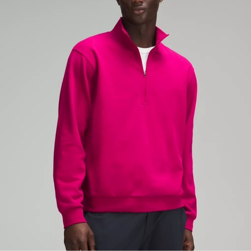 NWT Lululemon French Terry Oversized Half Zip Sweater
